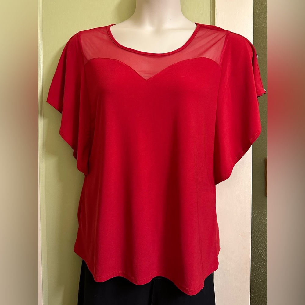 Adele & May Woman’s Bat Wing Dressy Top